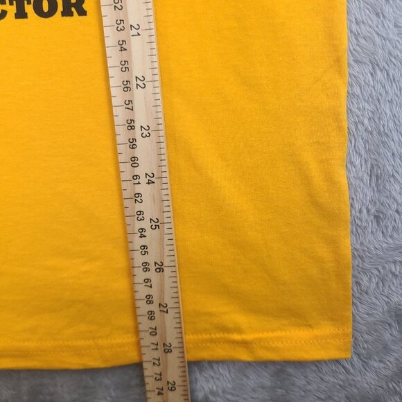 MARVEL Black‎ Panther Wakanda Forever T'Challa Yellow RARE Mad Engine T-Shirt L - Picture 5 of 6